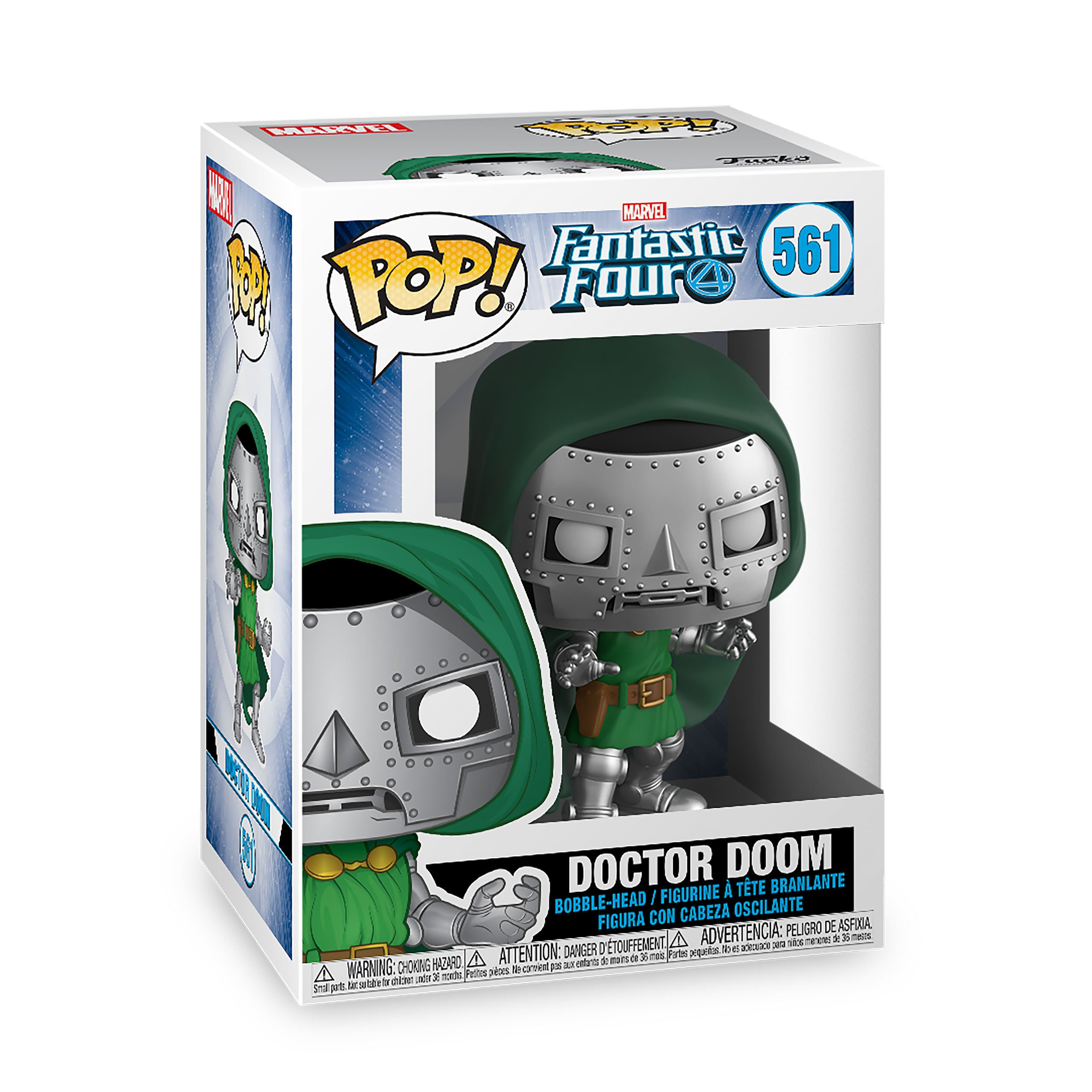Productafbeelding Fantastic Four - Doctor Doom Funko Pop Wobbelhoofd-figuur