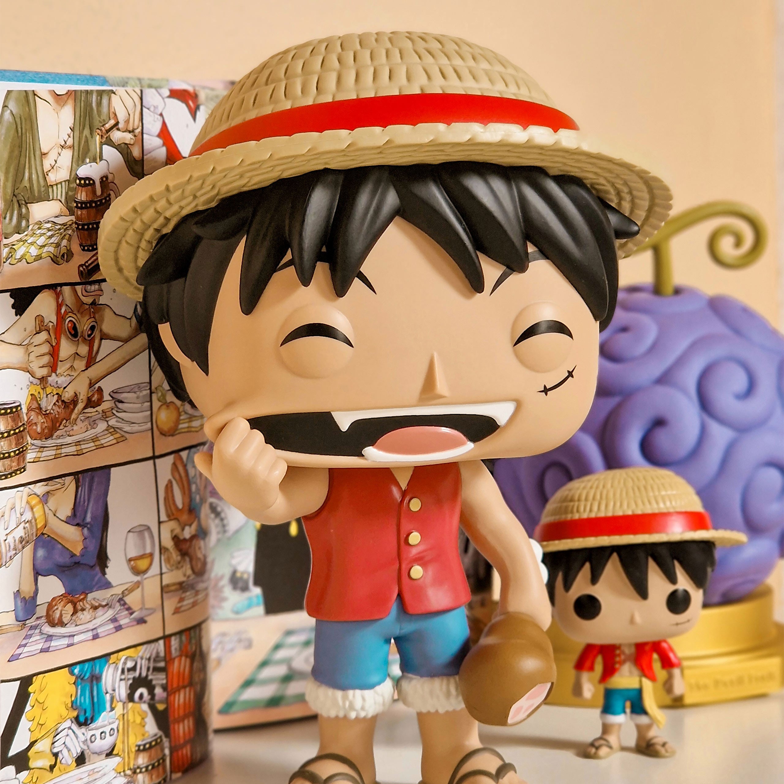 Productafbeelding One Piece - Luffy Funko Pop Jumbo Figuur