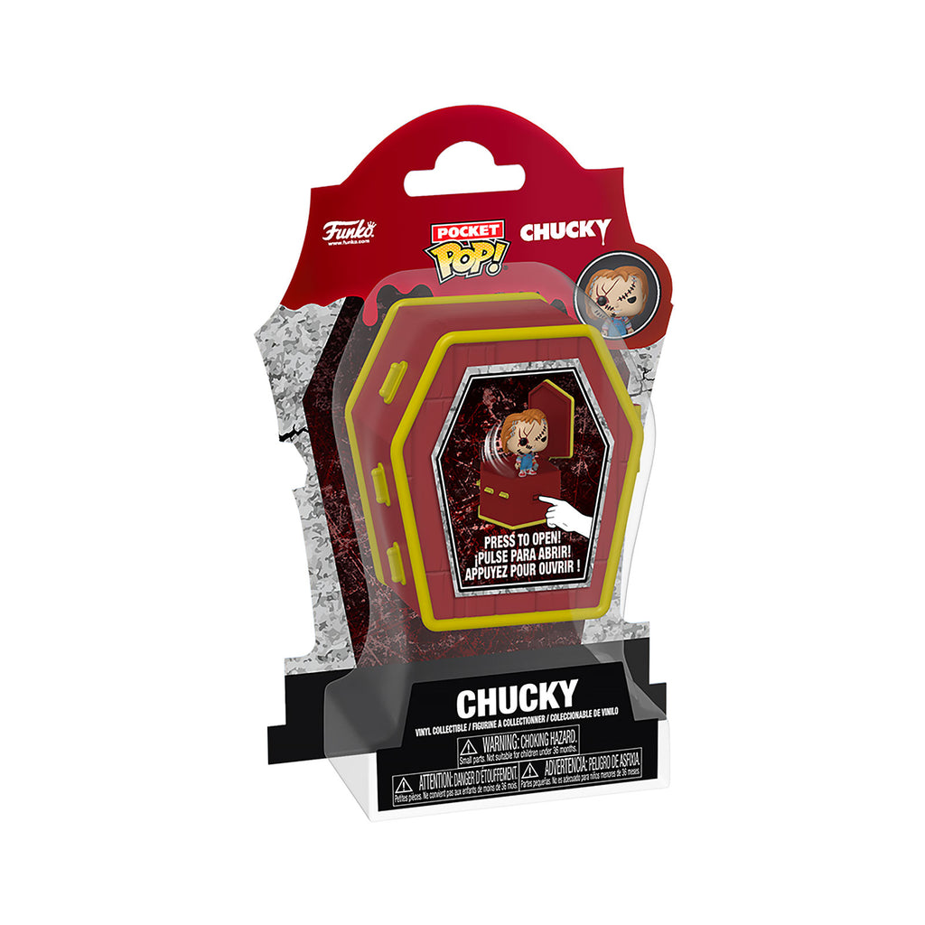 Productafbeelding Chucky - Bange Chucky met Kist Funko Pocket Pop Figuur