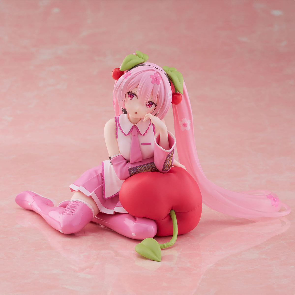 Productafbeelding Hatsune Miku - Sakura Miku Desktop Cute Figuur Cherry Cushion Versie