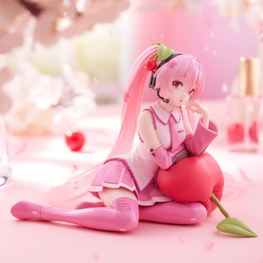 Productafbeelding Hatsune Miku - Sakura Miku Desktop Cute Figuur Cherry Cushion Versie
