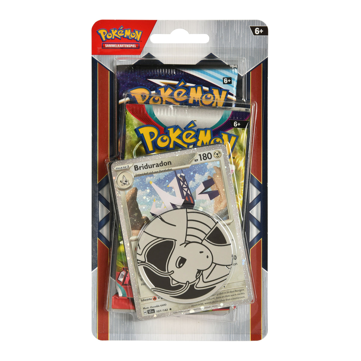 Productafbeelding Archaludon verzamelkaarten booster 2-pack met munt - Pokémon