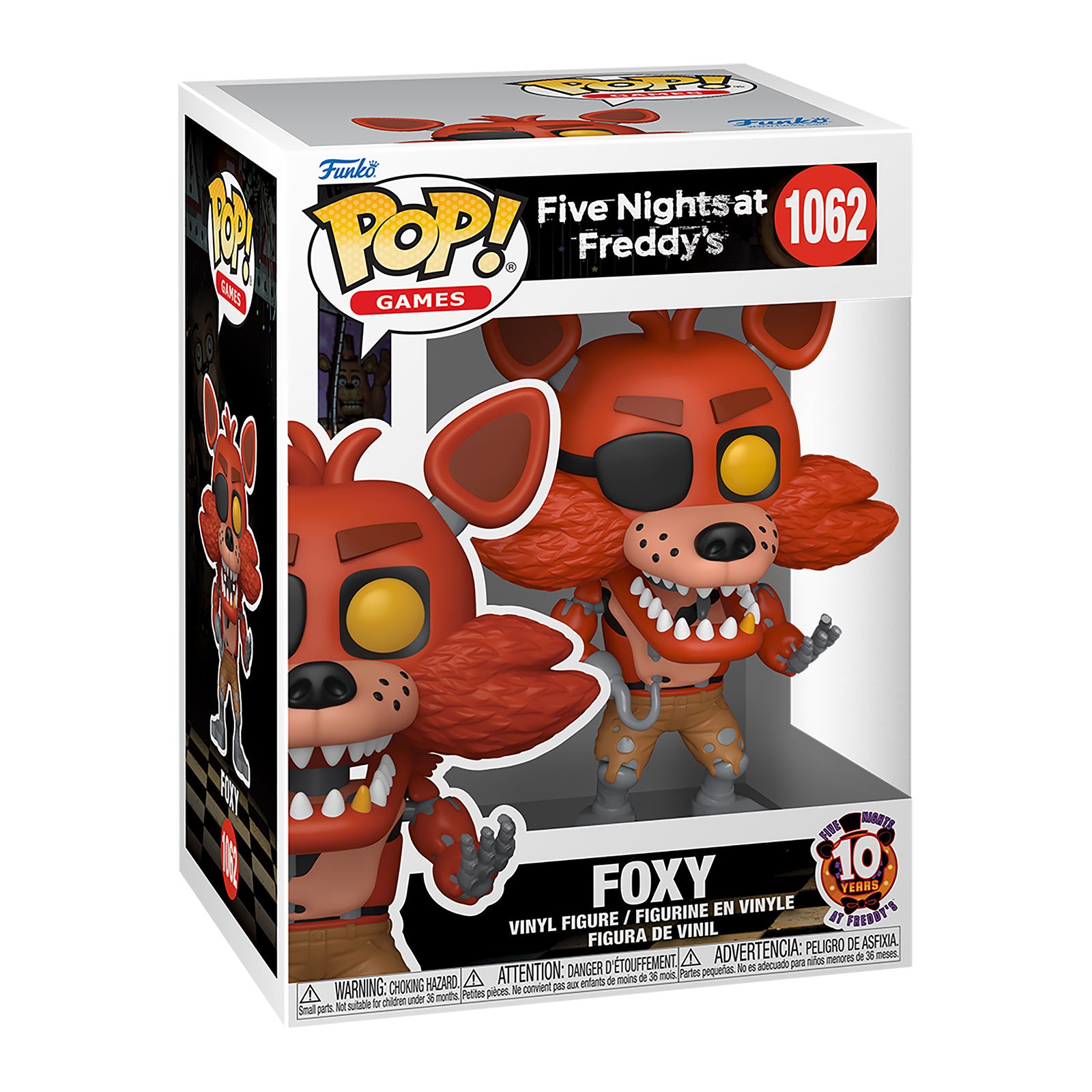 Product image Five Nights at Freddy's - Foxy Funko Pop Figure 10th Anniversary