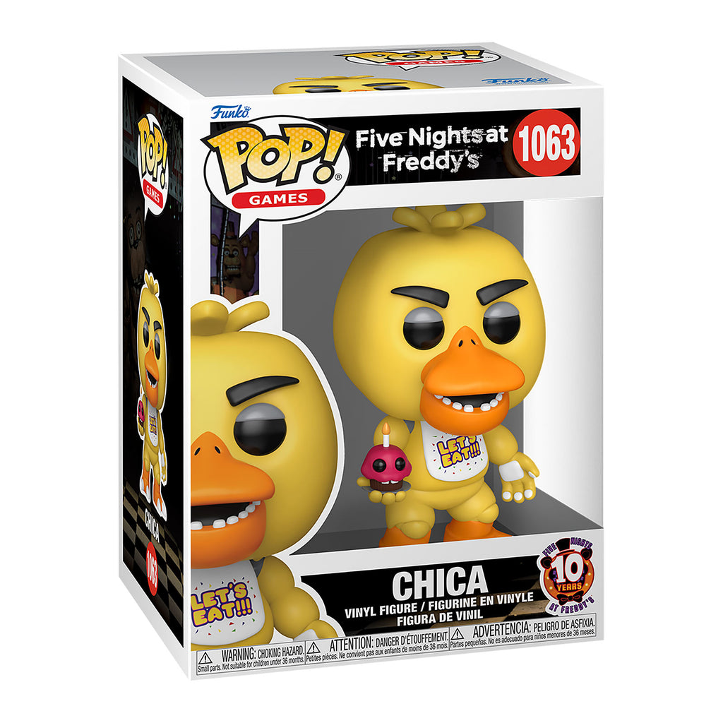 Productafbeelding Five Nights at Freddy's - Chica Funko Pop-figuur 10e Verjaardag