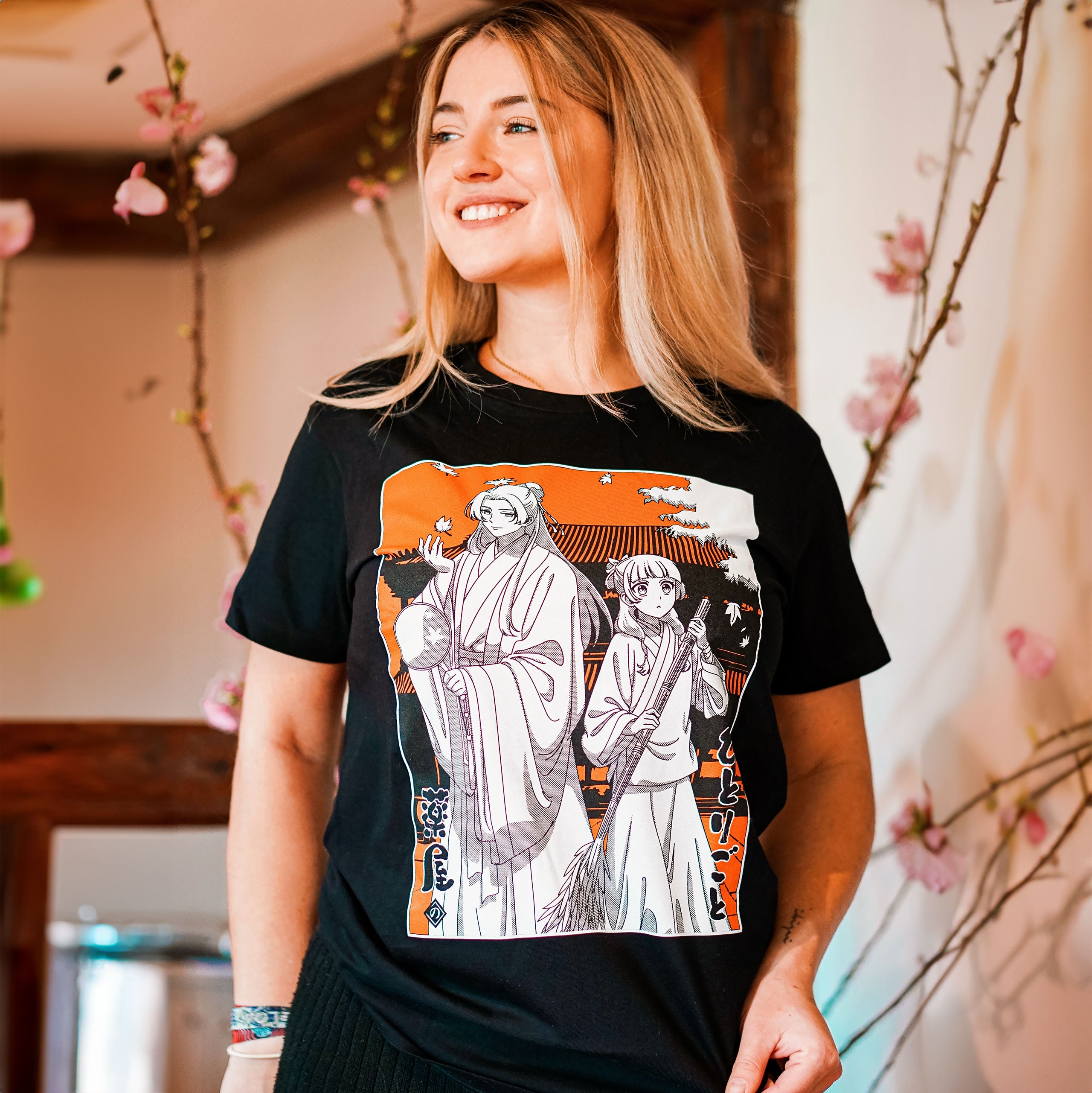 Productafbeelding Maomao en Jinshi T-shirt voor fans van De Apothekersdagboeken