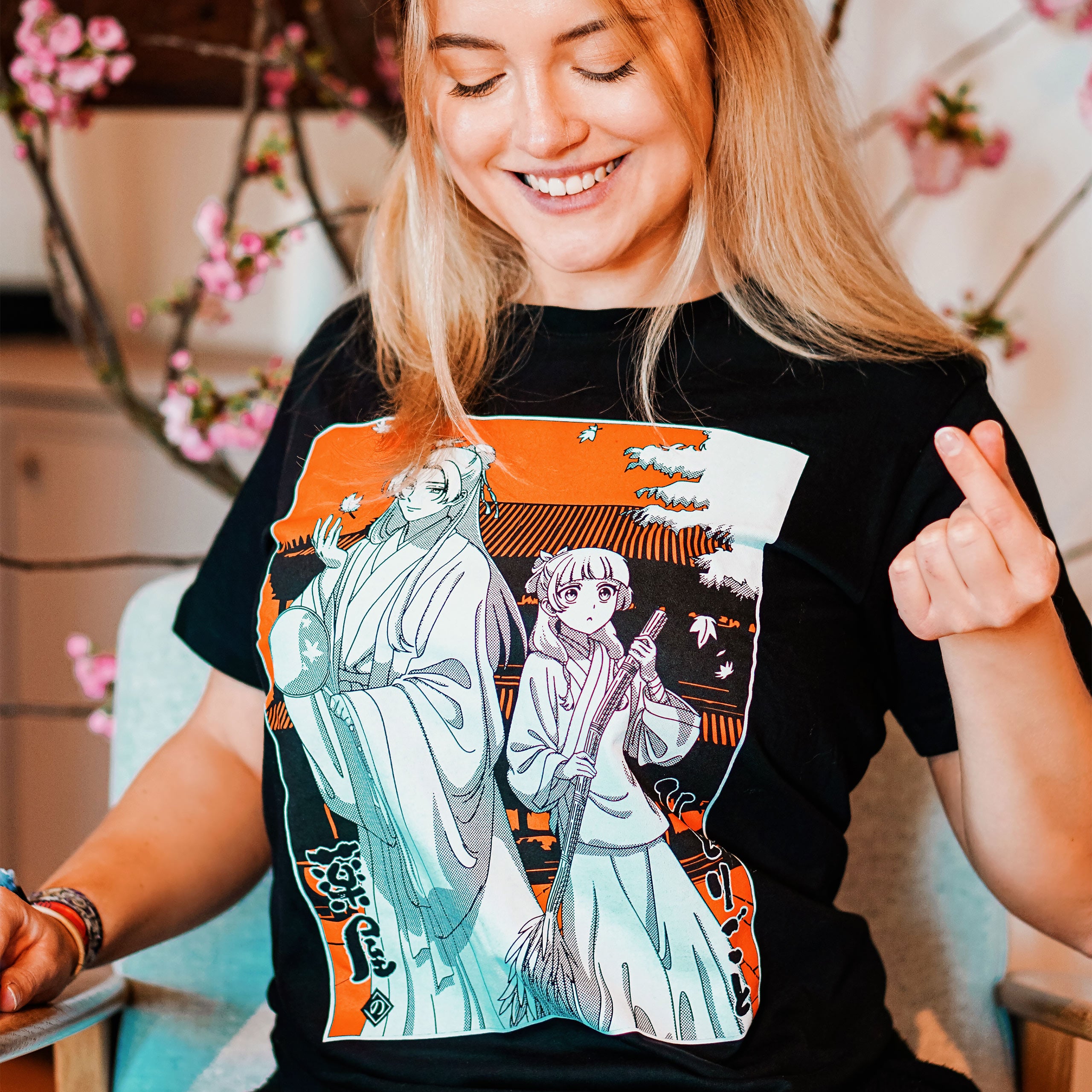 Productafbeelding Maomao en Jinshi T-shirt voor fans van De Apothekersdagboeken