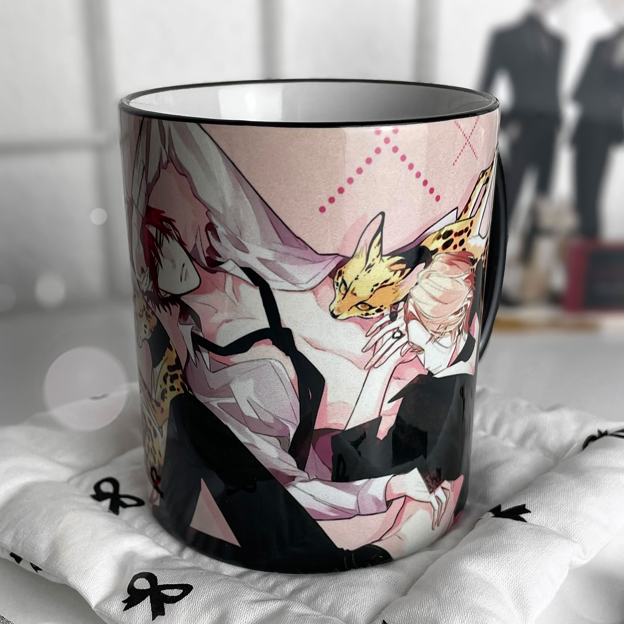 Product image Shizuma and Minato Cats Mug for Therapy Game Fans
