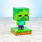 Productafbeelding Minecraft - Zombie Icons 3D Tafellamp