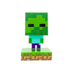 Productafbeelding Minecraft - Zombie Icons 3D Tafellamp