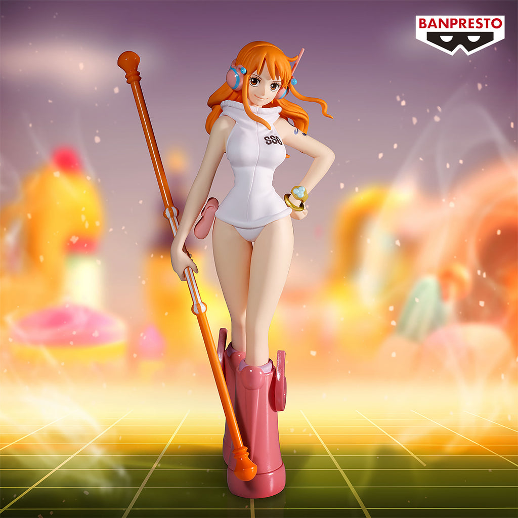 Productafbeelding One Piece - Nami The Shukko Figuur Egghead Versie