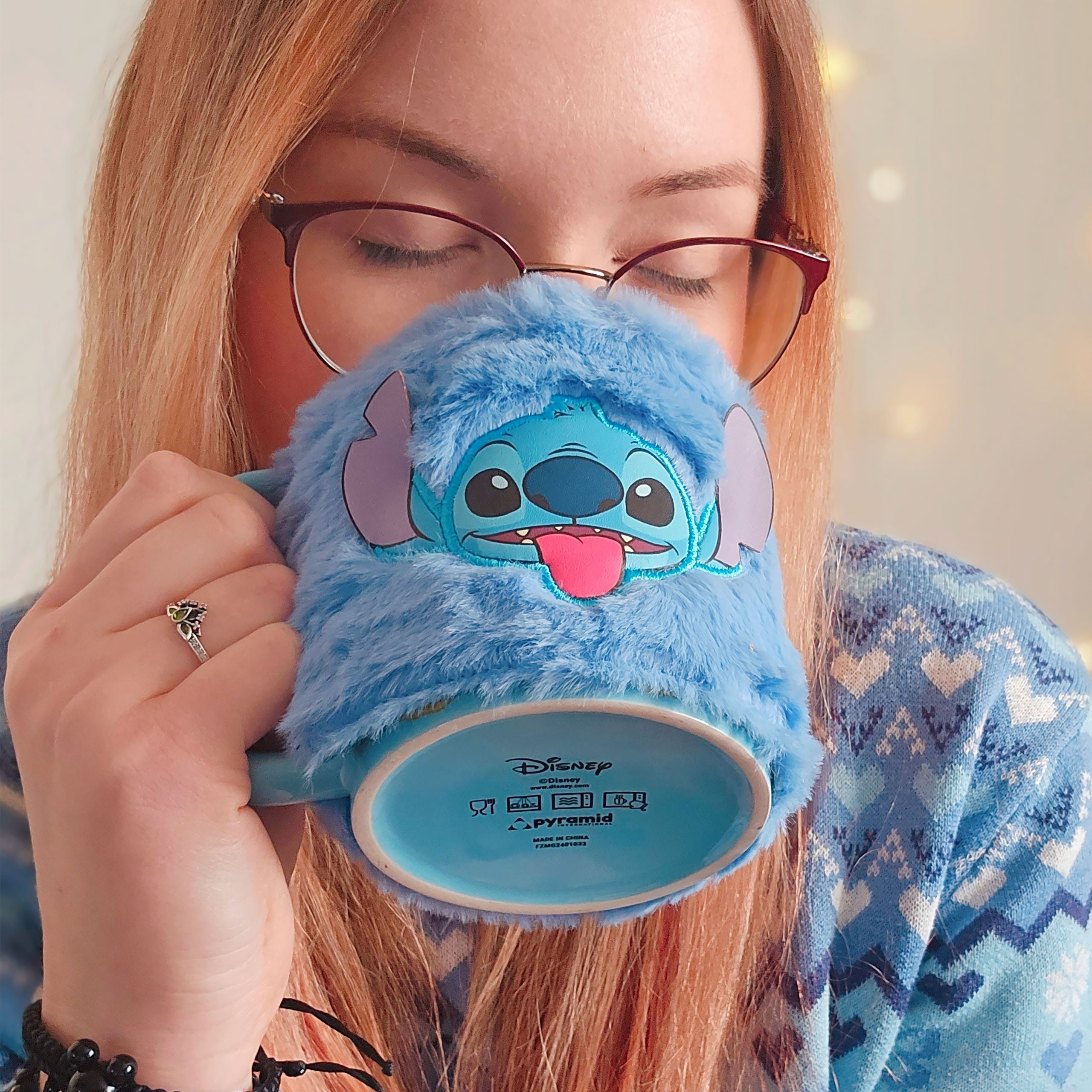Product image Stitch Mug with Plush Cover - Lilo & Stitch