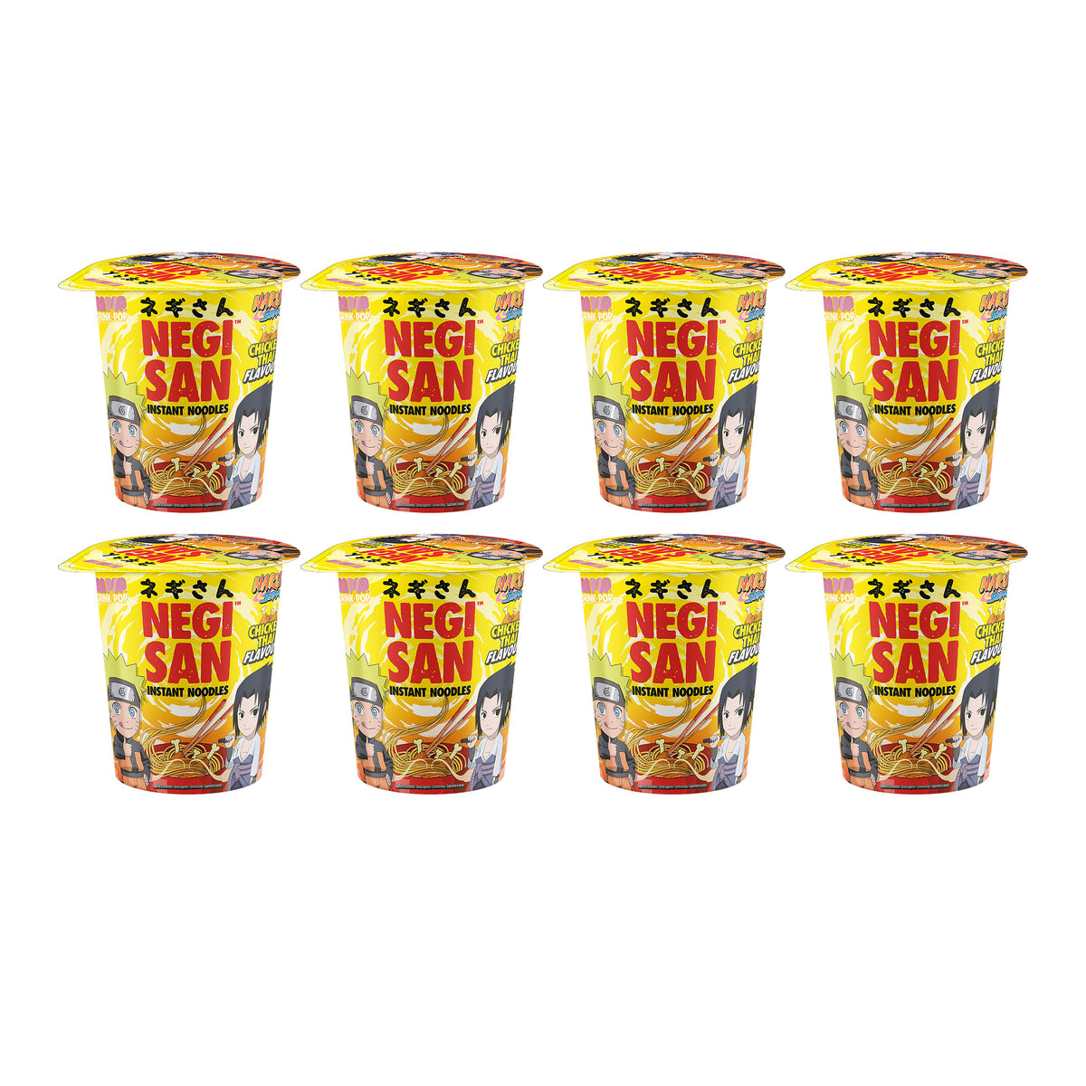 Product image Naruto - Teriyaki Chicken Instant Noodles 8-Pack Display E1087100