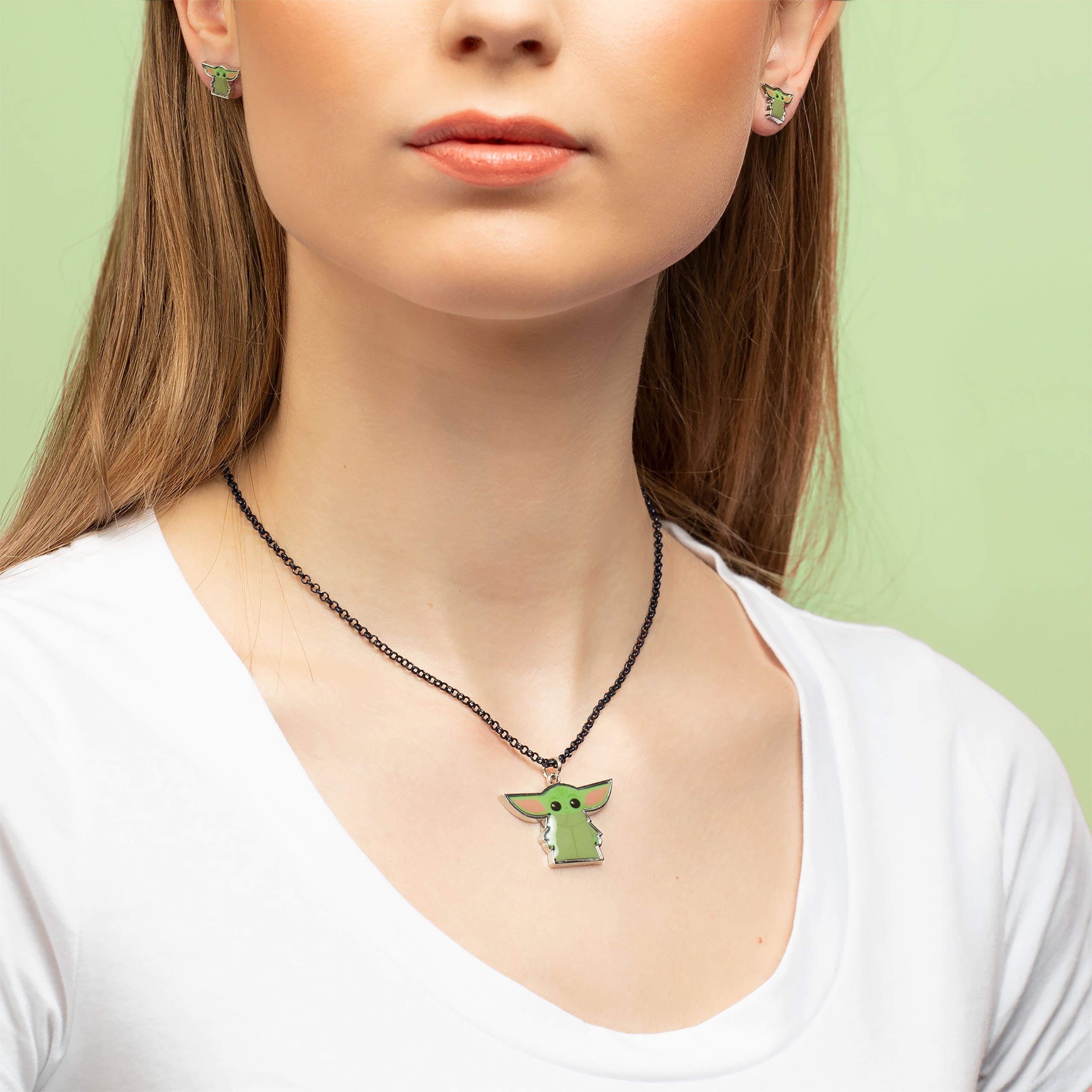 Productafbeelding Grogu Oorbellen en Ketting - Star Wars The Mandalorian