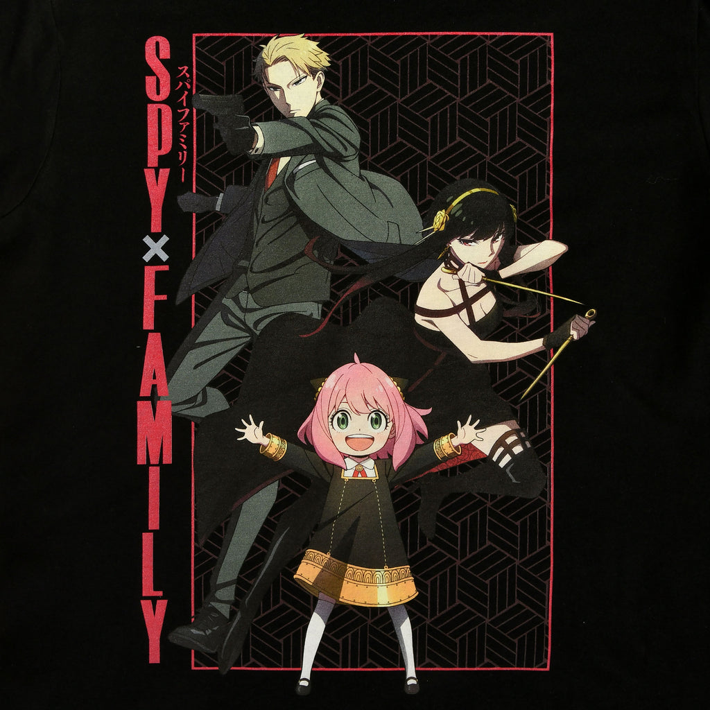 Productafbeelding Spy x Family - In To Action T-shirt zwart