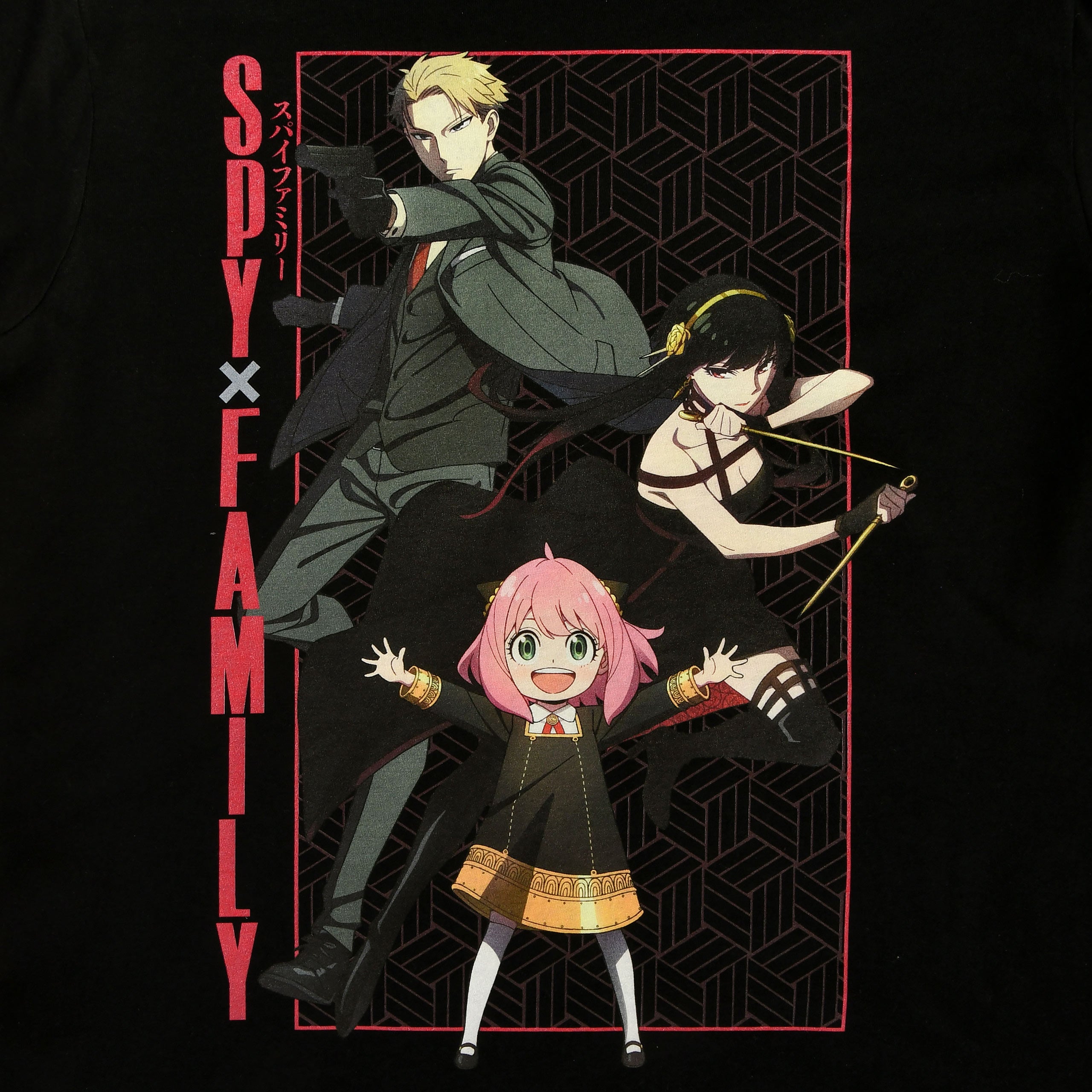 Productafbeelding Spy x Family - In To Action T-shirt zwart