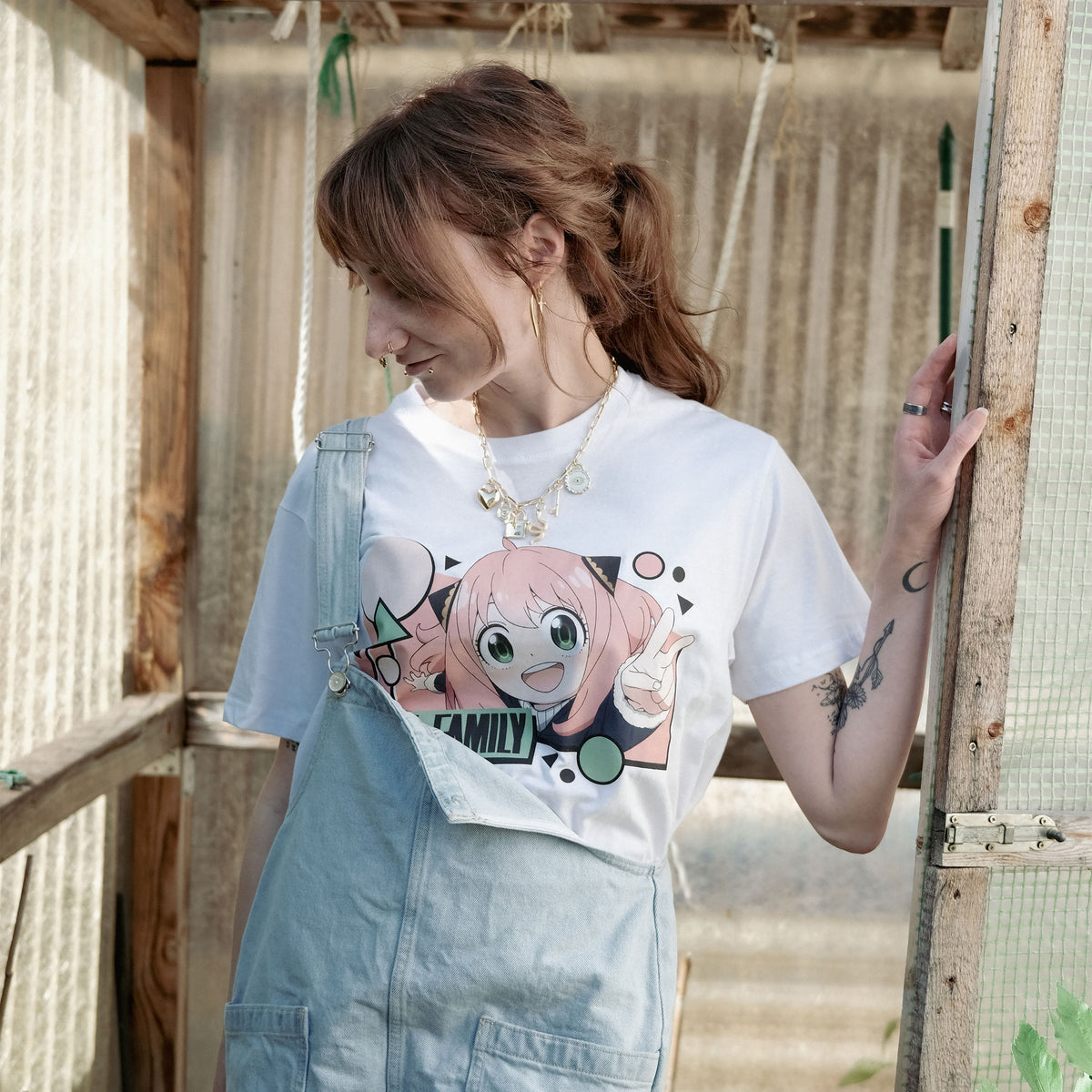 Productafbeelding Spy x Family - Anya Flash T-shirt Wit