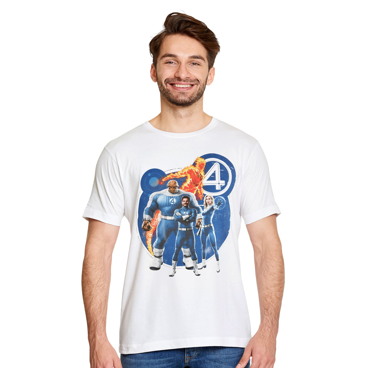 Productafbeelding Fantastic Four - Groep T-Shirt wit
