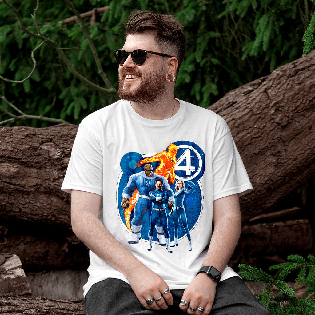Productafbeelding Fantastic Four - Groep T-Shirt wit