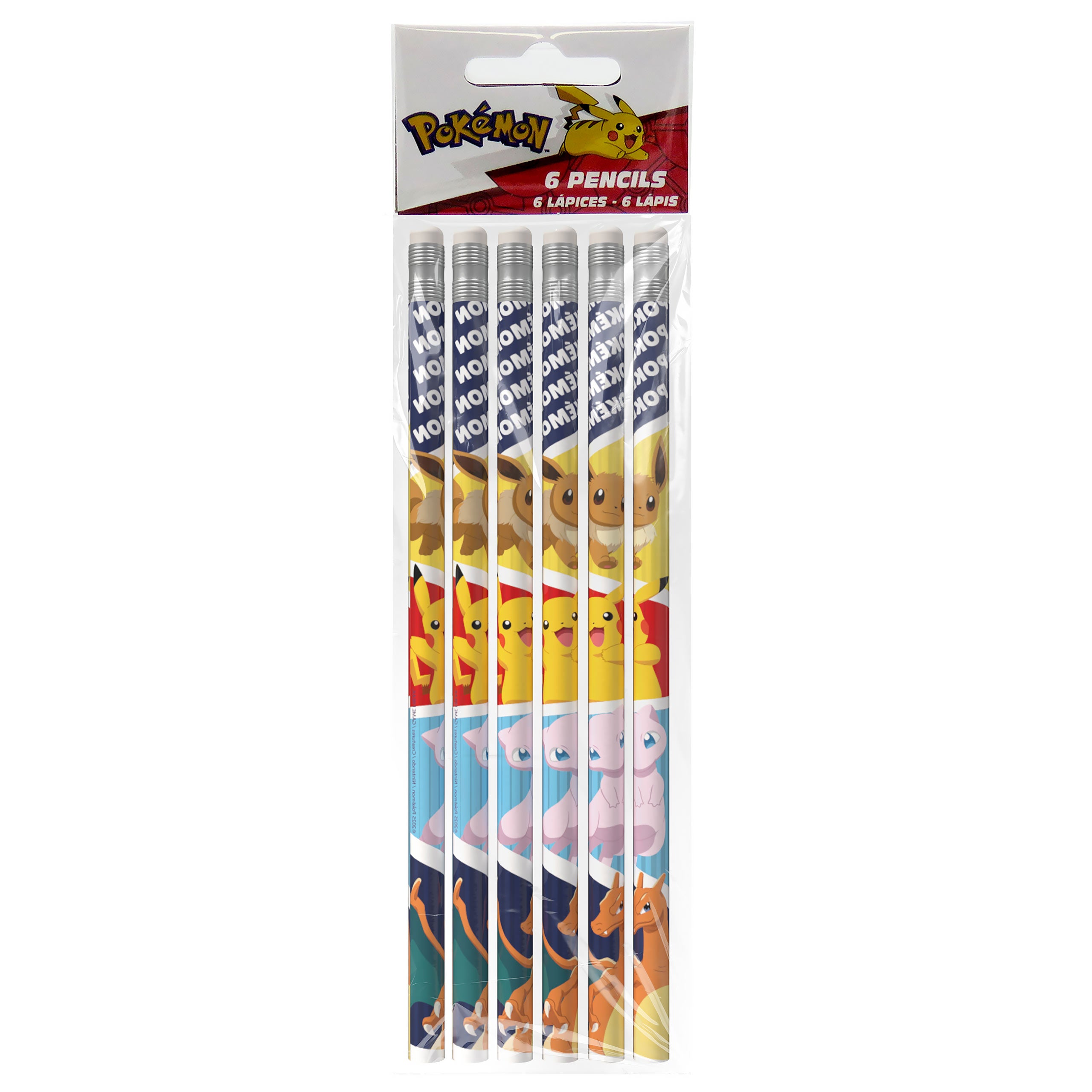 Productafbeelding Pokemon - Set van 6 potloden
