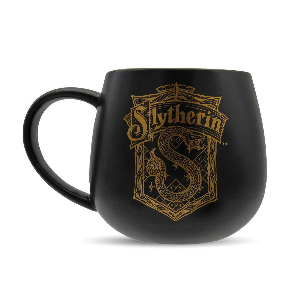 Productafbeelding Slytherin Beker met 3D Zweinstein Wapen Binnenin - Harry Potter