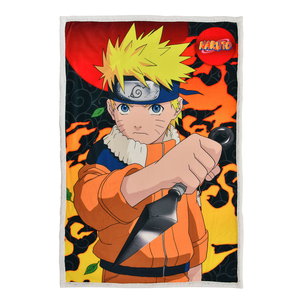Productafbeelding Naruto Shippuden - Pluchen deken met teddystof