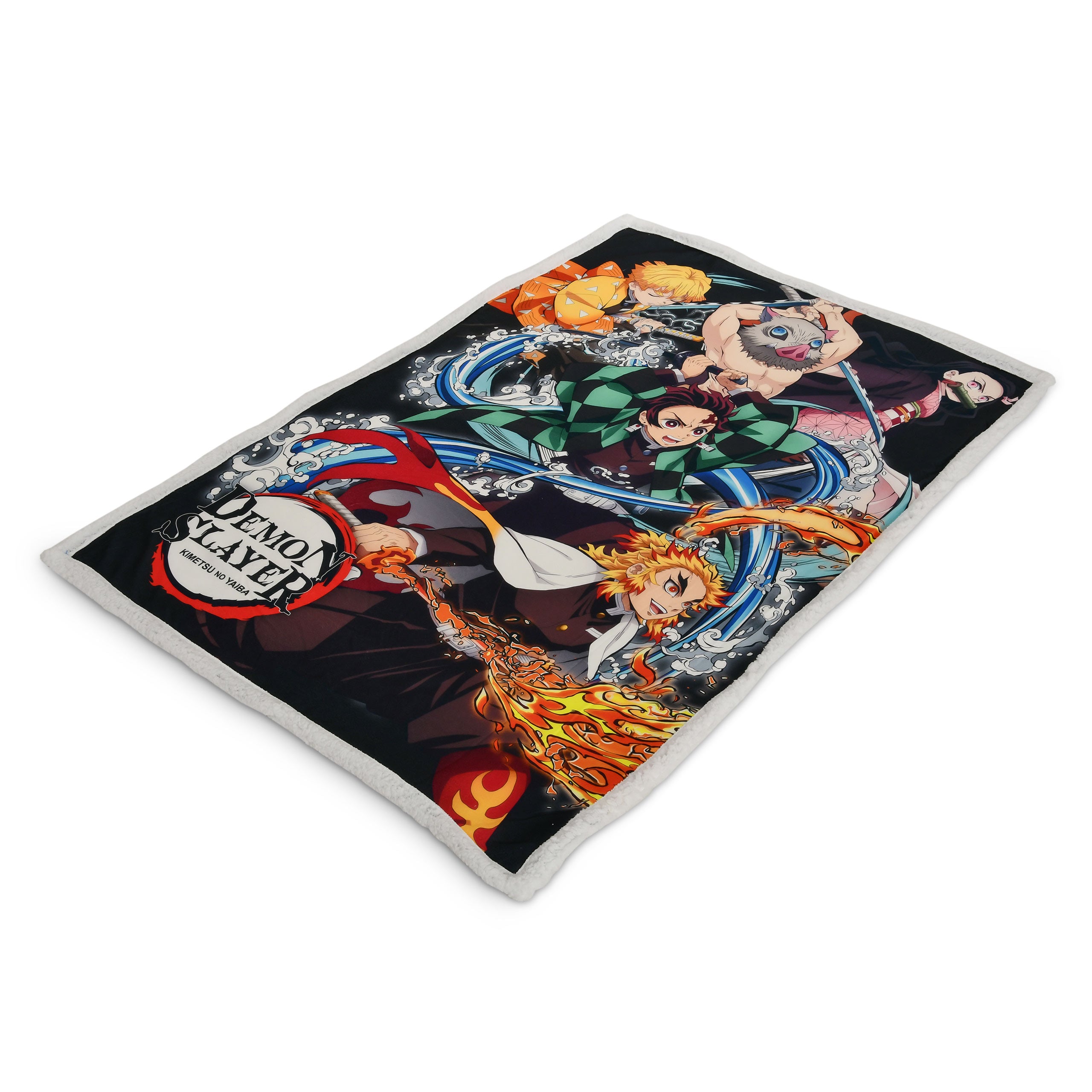 Productafbeelding Demon Slayer - Crew Pluizige Deken met Teddyfleece