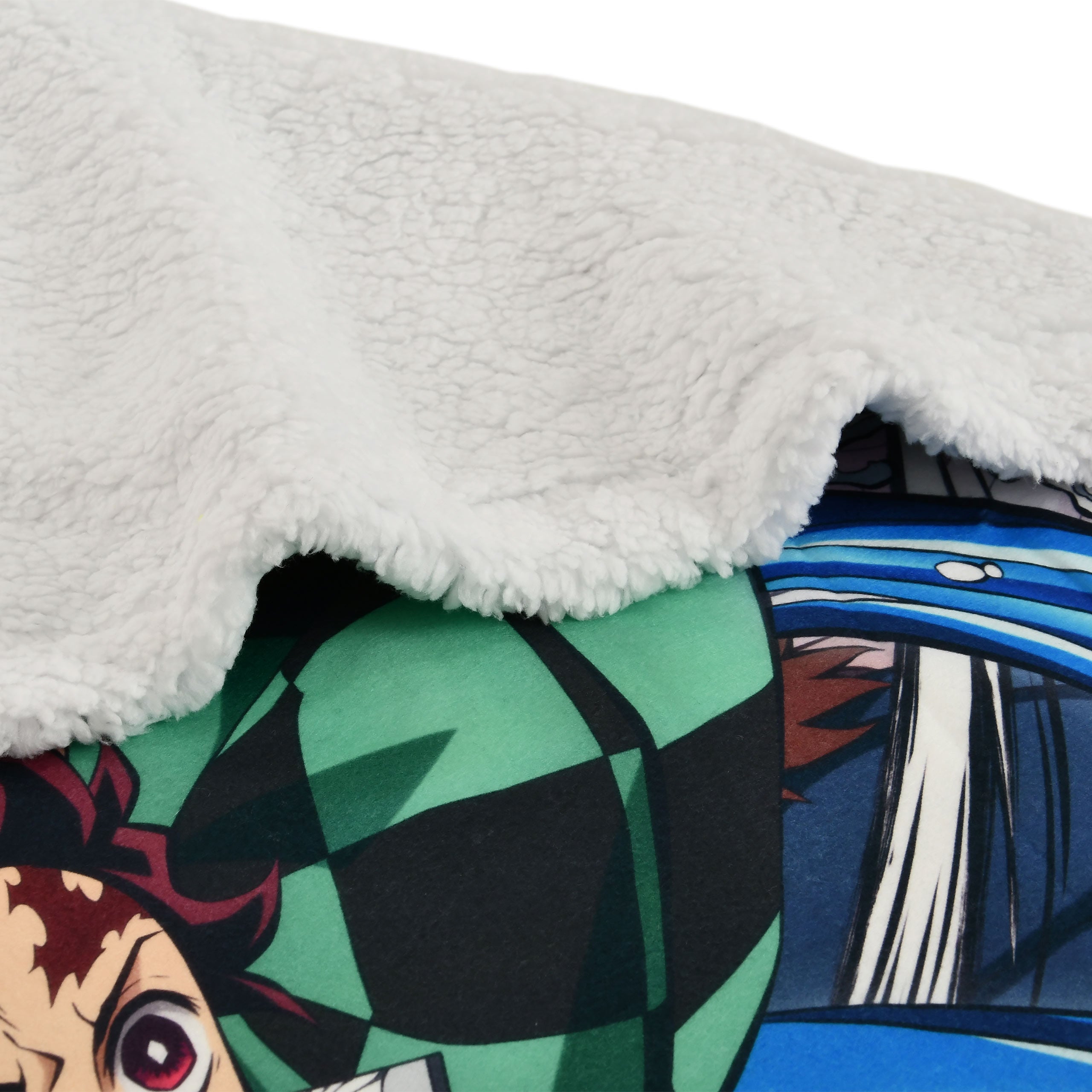 Productafbeelding Demon Slayer - Crew Pluizige Deken met Teddyfleece