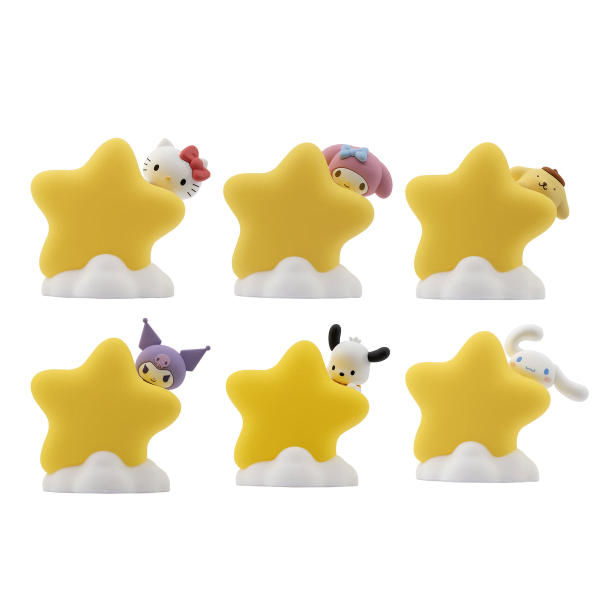 Productafbeelding Hello Kitty en Vrienden - YuMe Nachtlampje Star Light Serie 12-delige Display