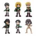 Productafbeelding Attack on Titan - YuMe Anime Blind Box Figuur 6-Pack Display