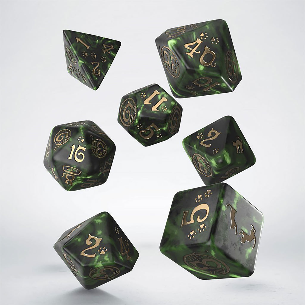 Productafbeelding Katten - Pixel RPG Dobbelset 7-delig