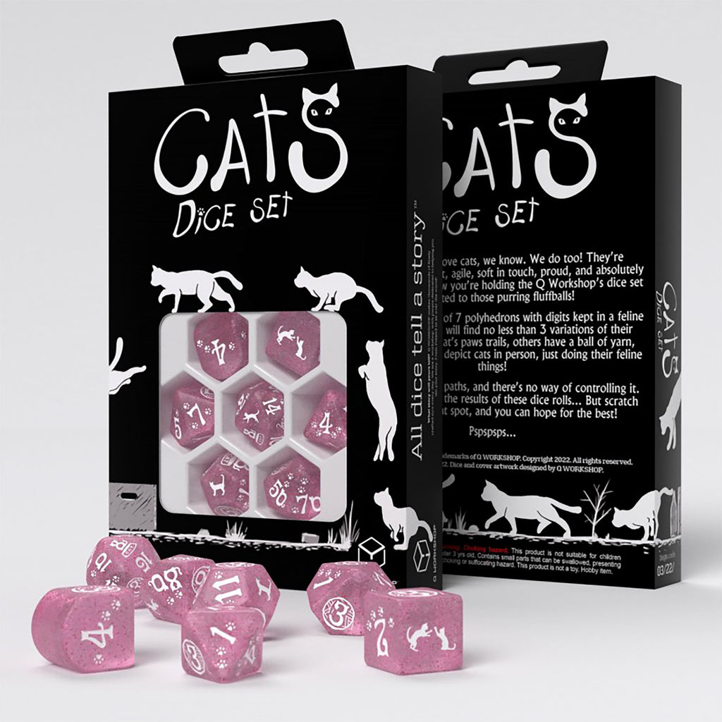 Productafbeelding Cats - Daisy Glitter RPG Dobbelset 7-delig