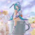Productafbeelding Hatsune Miku - Miku Rabbit Ear Hood Pajama Blue Noodle Stopper Figuur