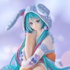 Productafbeelding Hatsune Miku - Miku Rabbit Ear Hood Pajama Blue Noodle Stopper Figuur