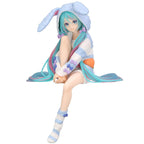 Productafbeelding Hatsune Miku - Miku Rabbit Ear Hood Pajama Blue Noodle Stopper Figuur