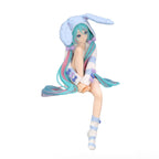 Productafbeelding Hatsune Miku - Miku Rabbit Ear Hood Pajama Blue Noodle Stopper Figuur