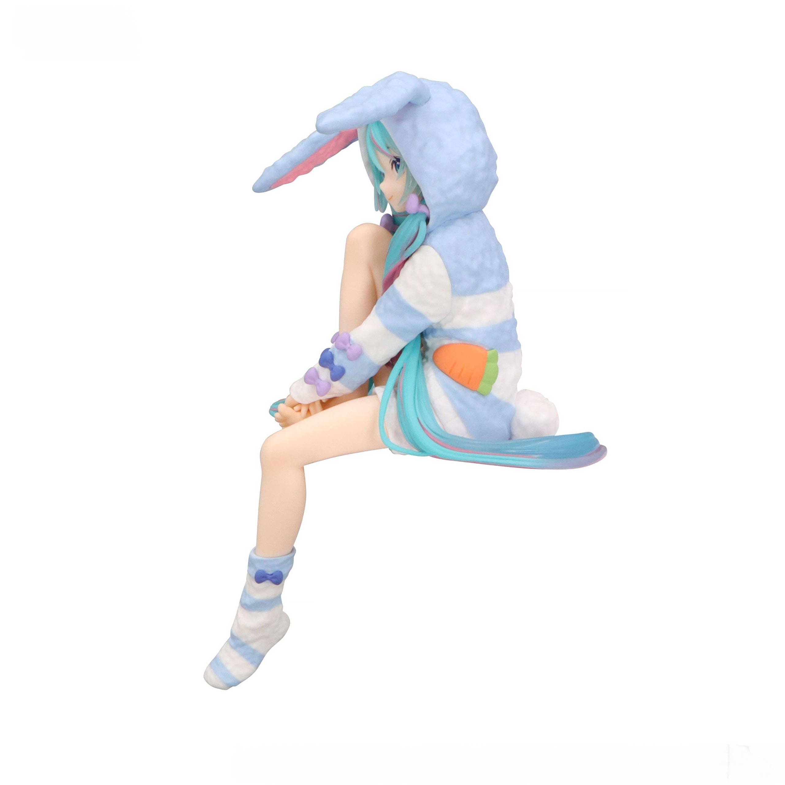 Productafbeelding Hatsune Miku - Miku Rabbit Ear Hood Pajama Blue Noodle Stopper Figuur