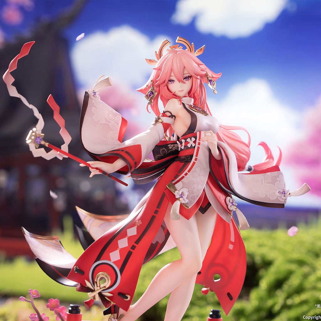 Productafbeelding Genshin Impact - Yae Miko Schaalfiguur Astute Amusement Versie 1:7