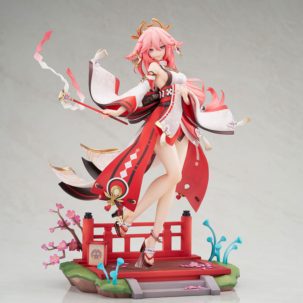 Productafbeelding Genshin Impact - Yae Miko Schaalfiguur Astute Amusement Versie 1:7