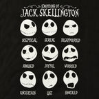 Productafbeelding Nightmare Before Christmas - Jack Emotions Dames T-Shirt Zwart