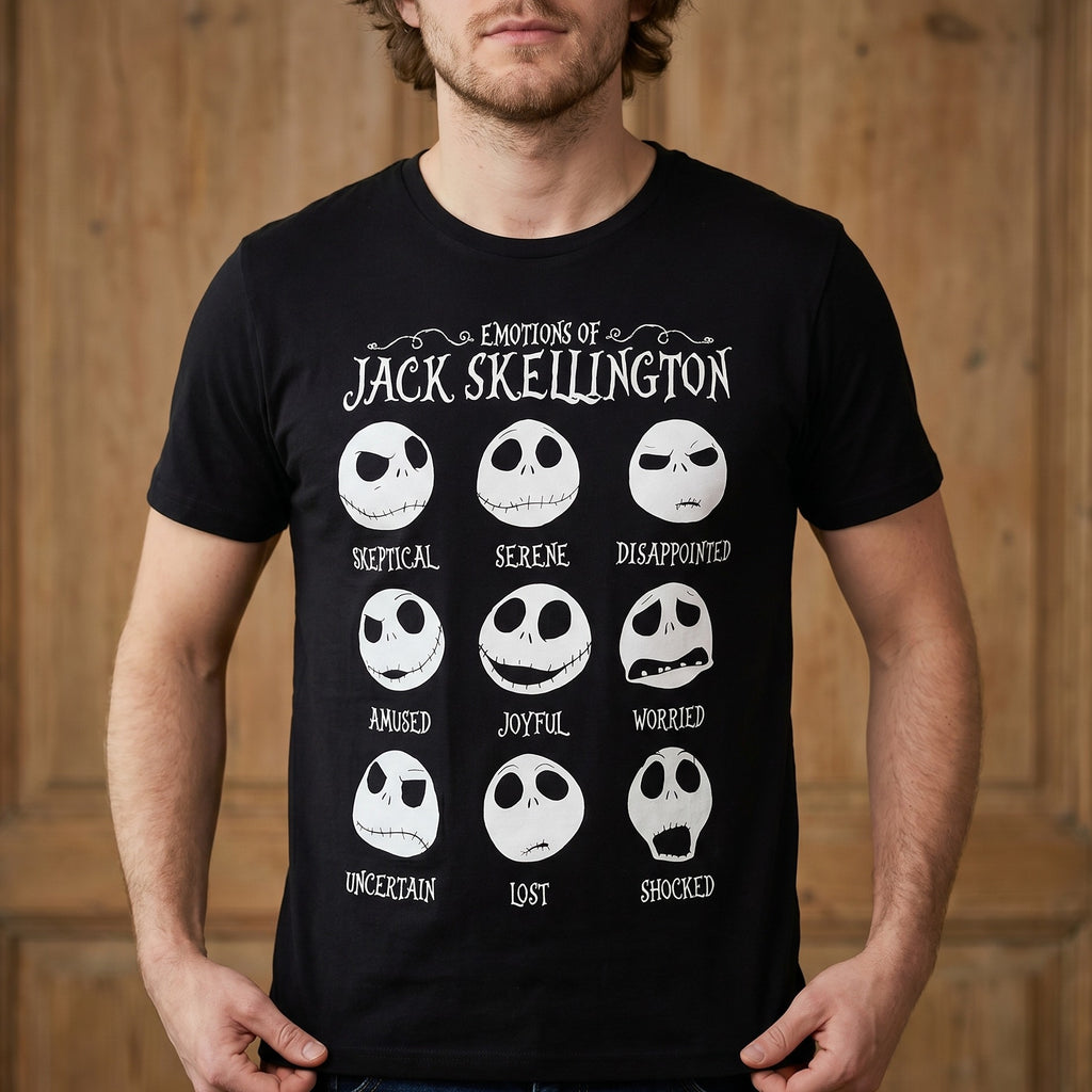 Productafbeelding Nightmare Before Christmas - Jack Emotions Dames T-Shirt Zwart