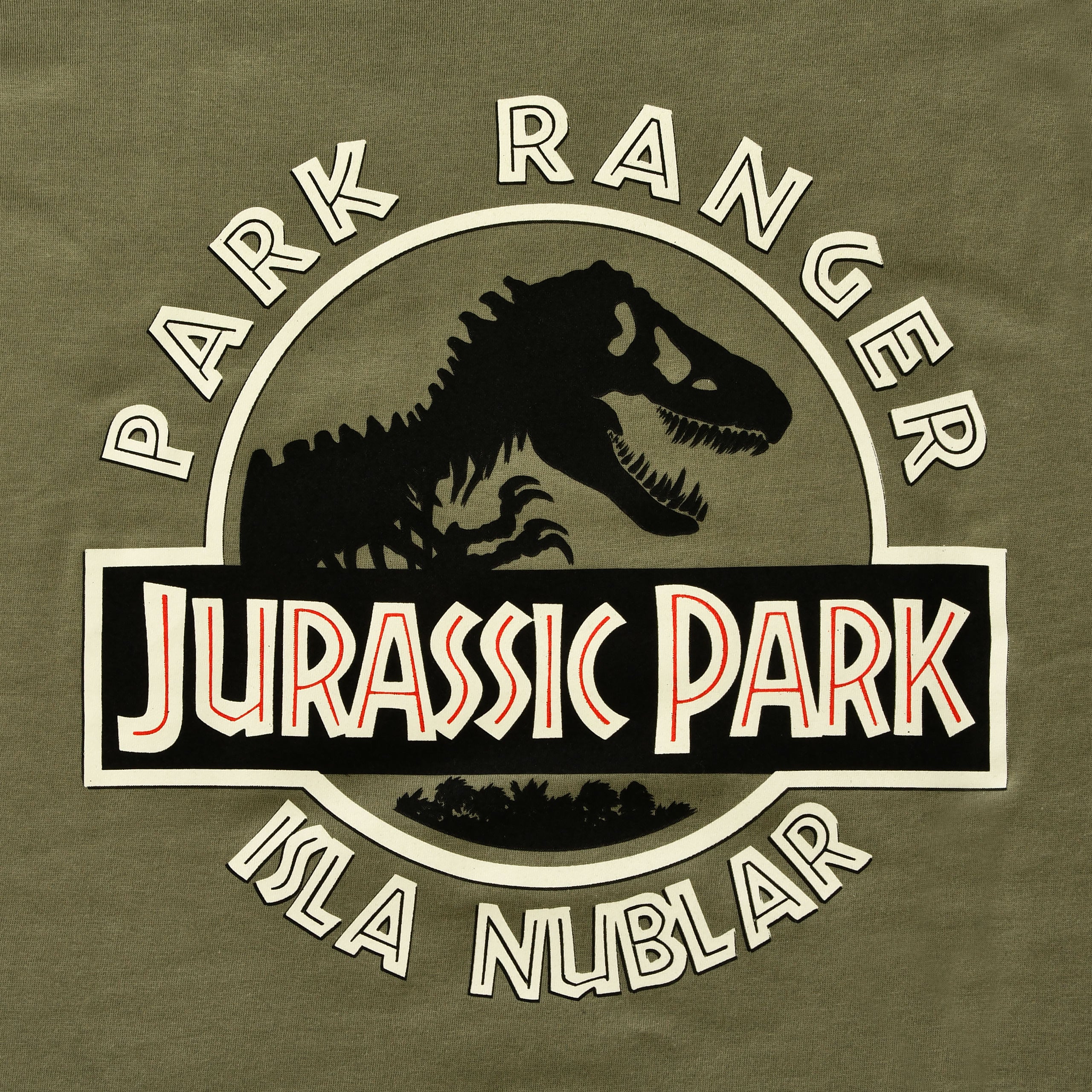 Productafbeelding Park Ranger T-shirt Groen - Jurassic Park