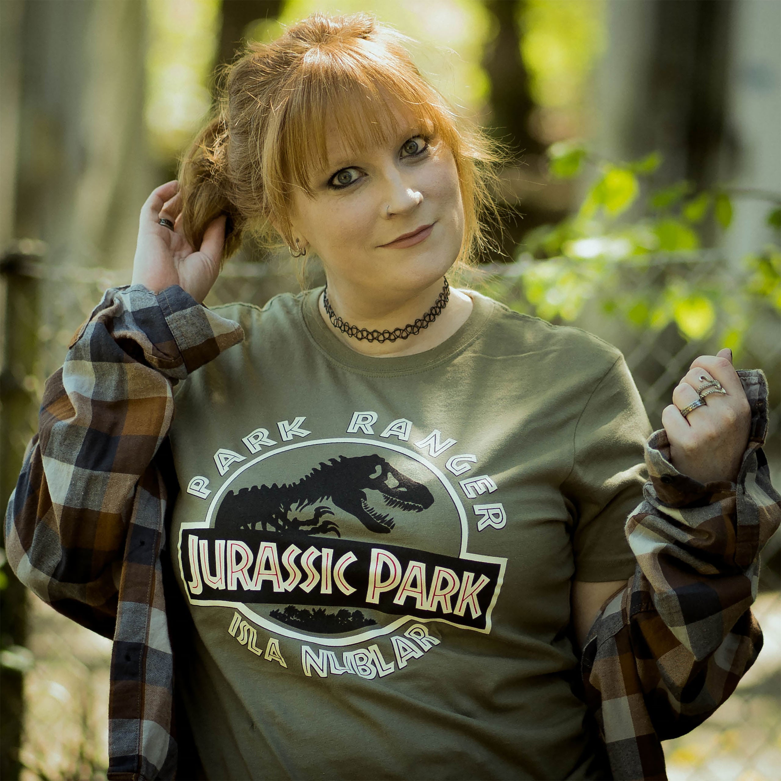 Productafbeelding Park Ranger T-shirt Groen - Jurassic Park