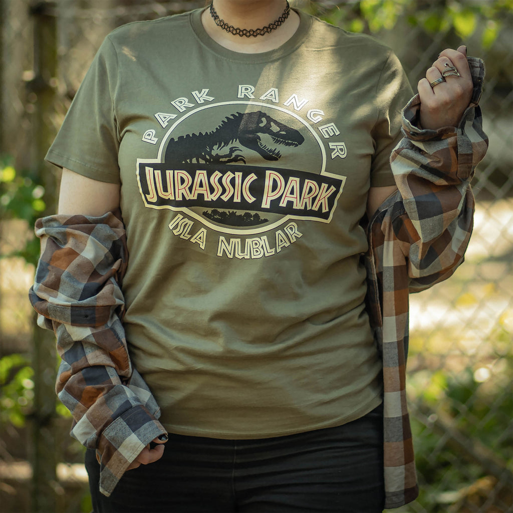 Productafbeelding Park Ranger T-shirt Groen - Jurassic Park