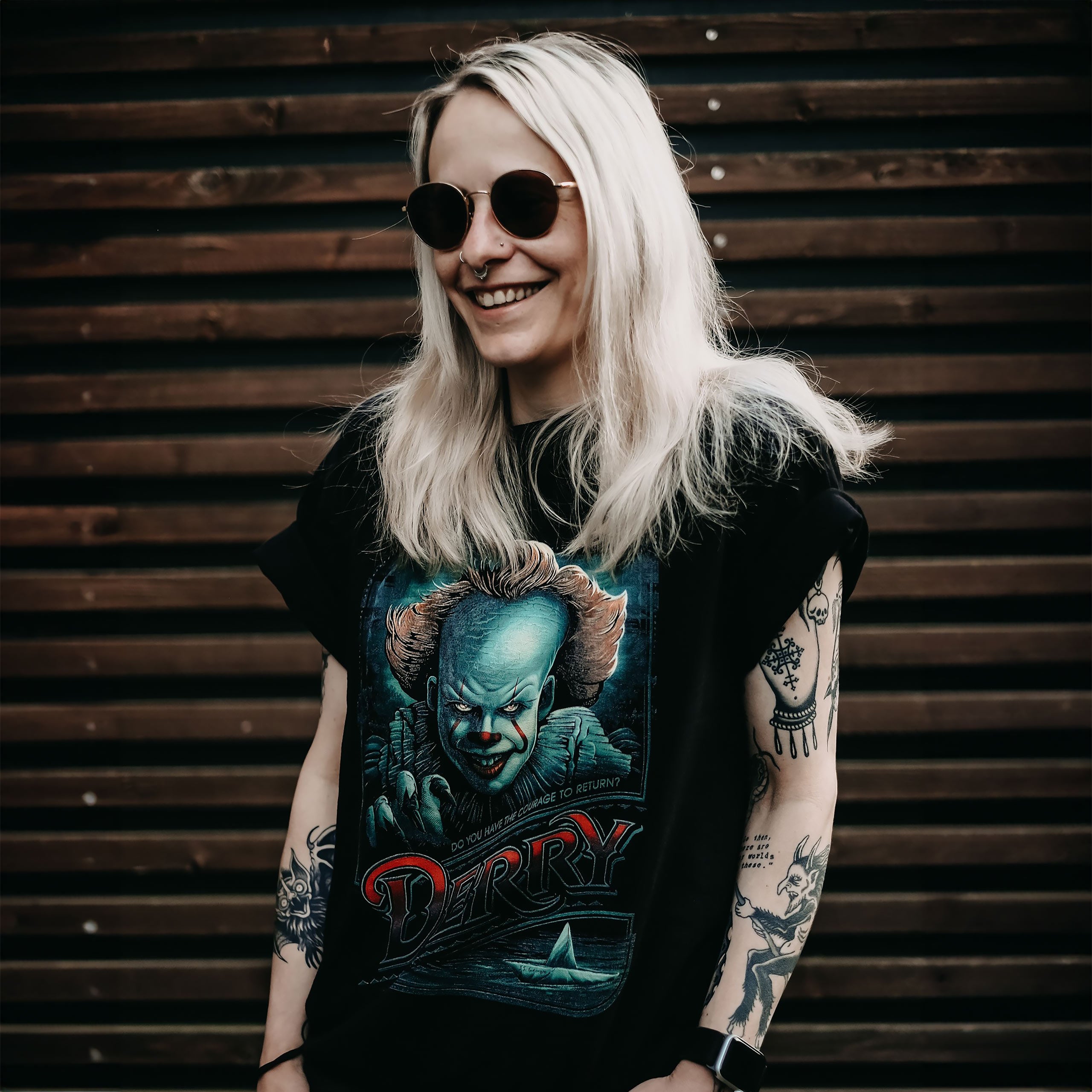 Productafbeelding Return to Derry T-shirt zwart - Stephen Kings IT