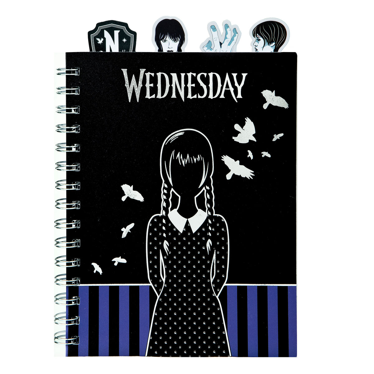 Productafbeelding Wednesday - Spiraalnotitieboek met tabbladen
