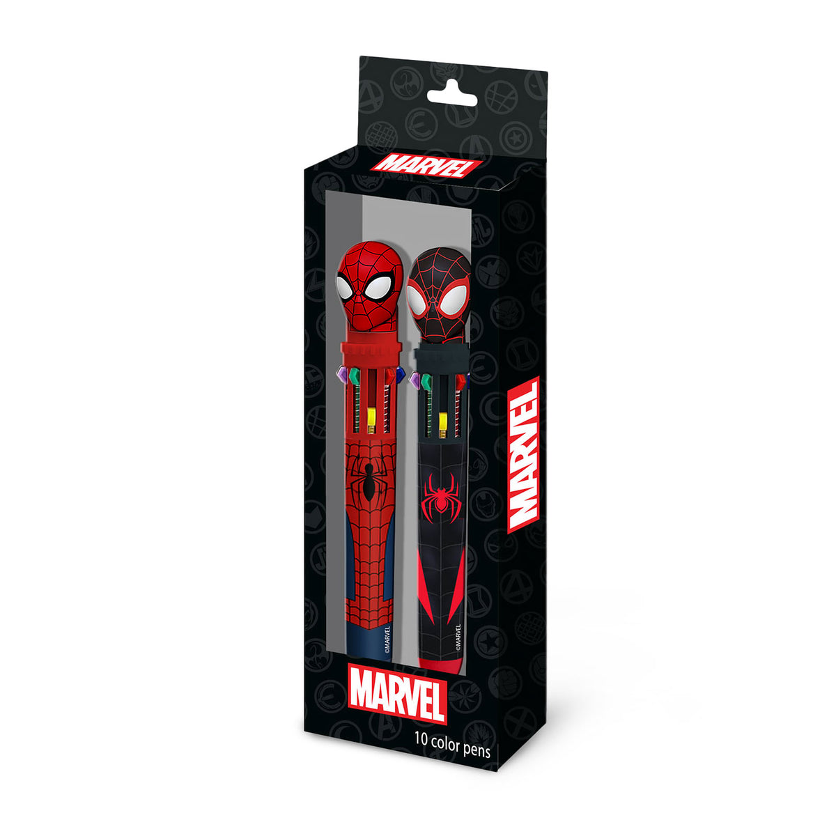 Productafbeelding Marvel - Spider-Man 10-kleuren pennen, 2-delige set