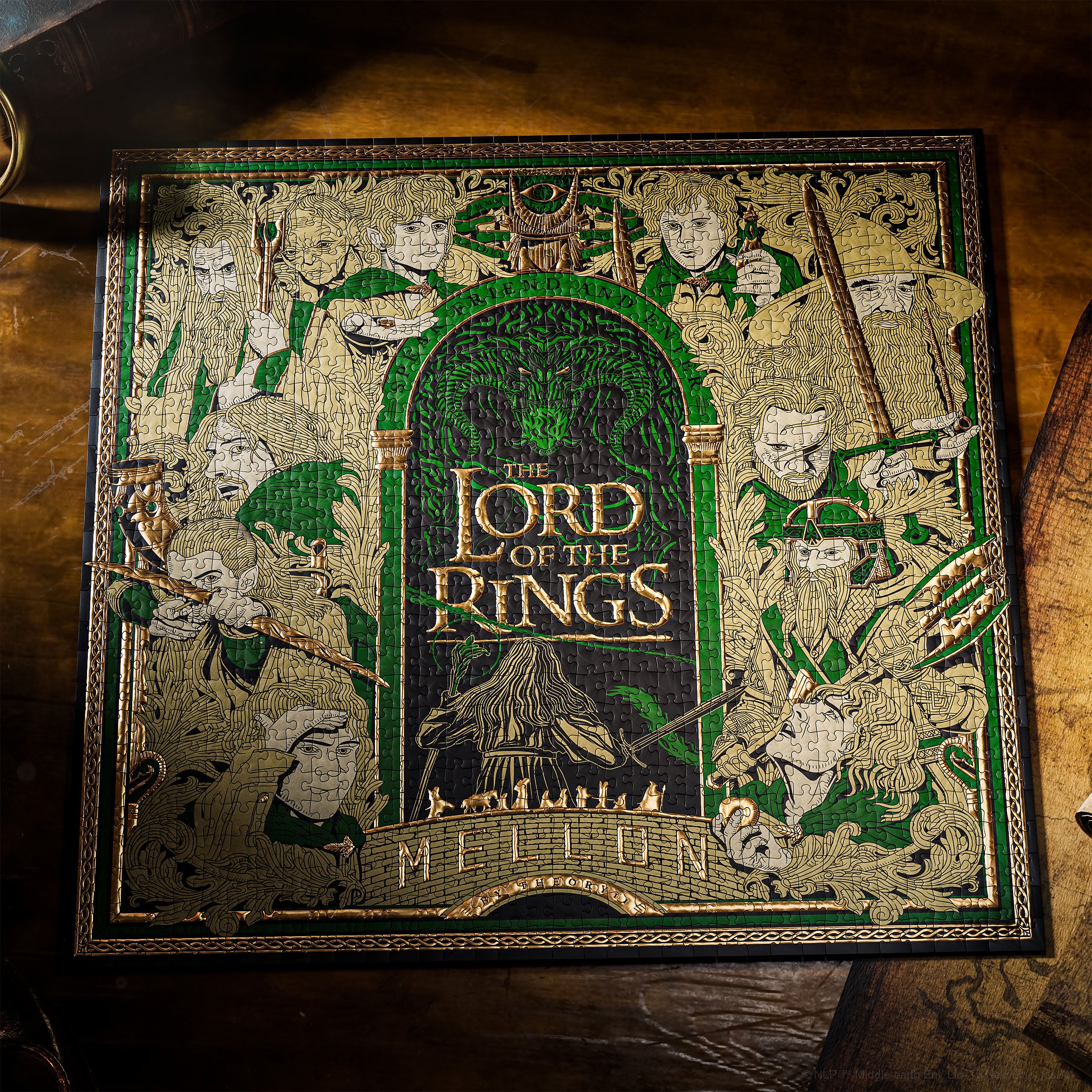 Productafbeelding In de Ban van de Ring - Poort naar Midden-aarde Premium Puzzel