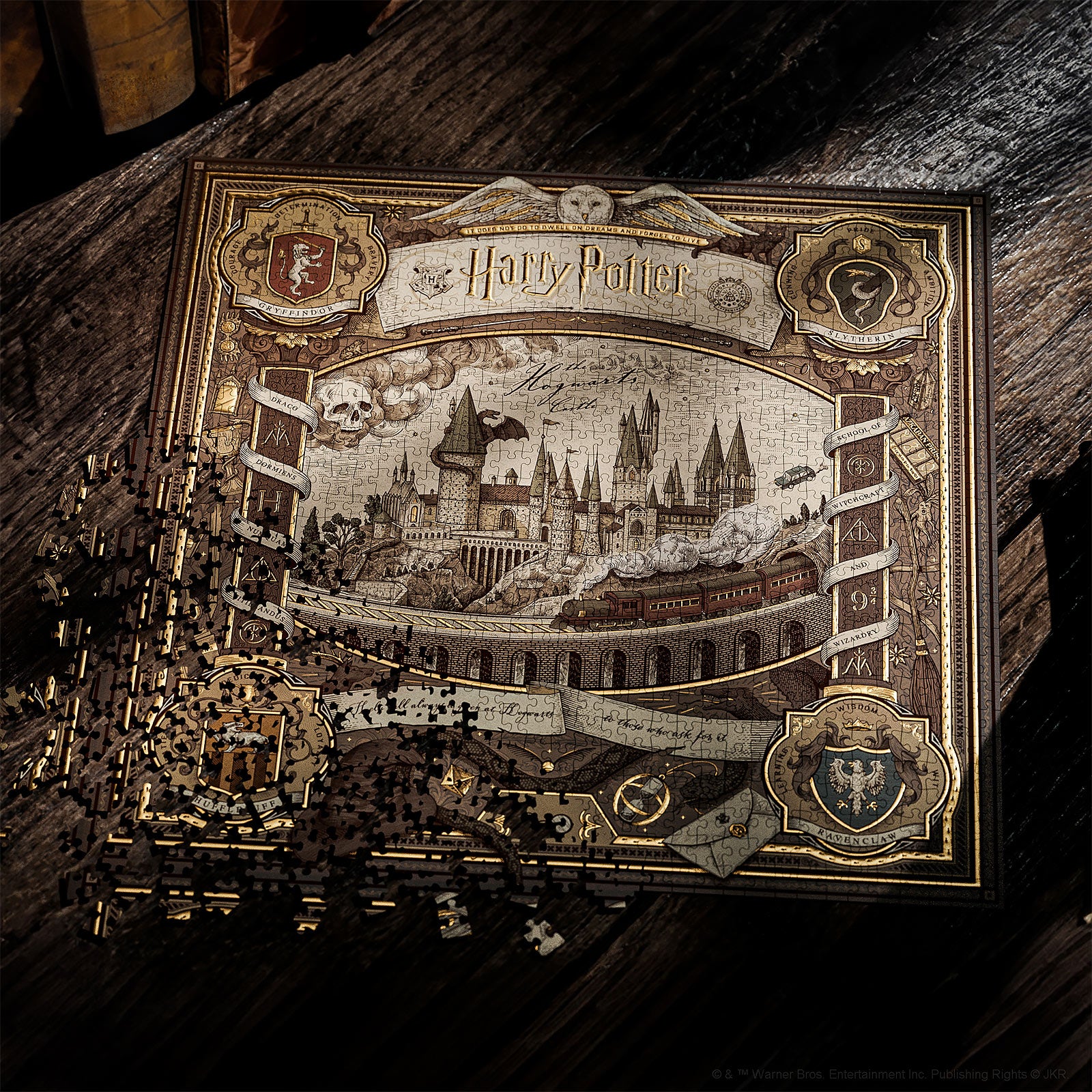 Productafbeelding Harry Potter - Premium Puzzel Zweinstein Kasteel