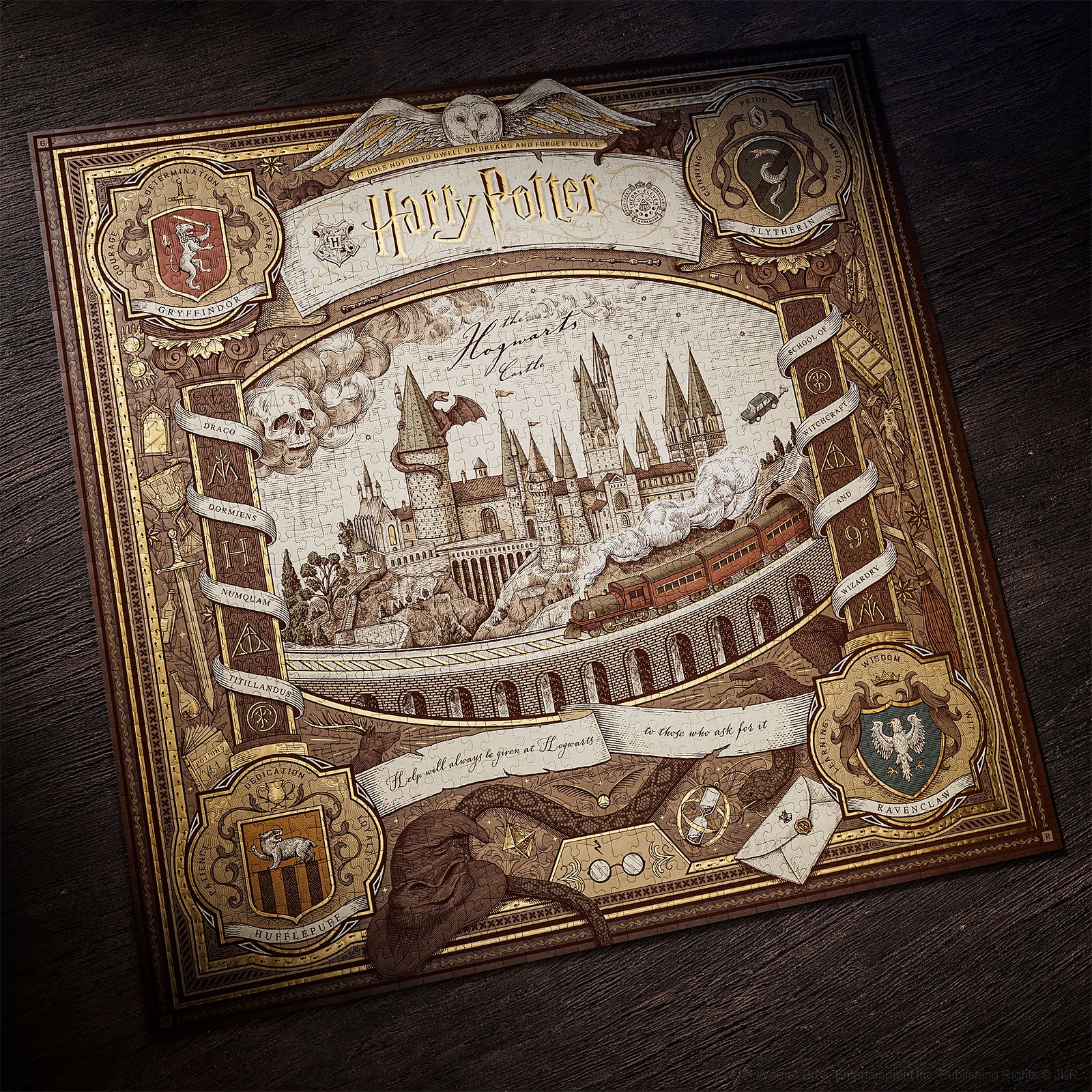 Productafbeelding Harry Potter - Premium Puzzel Zweinstein Kasteel