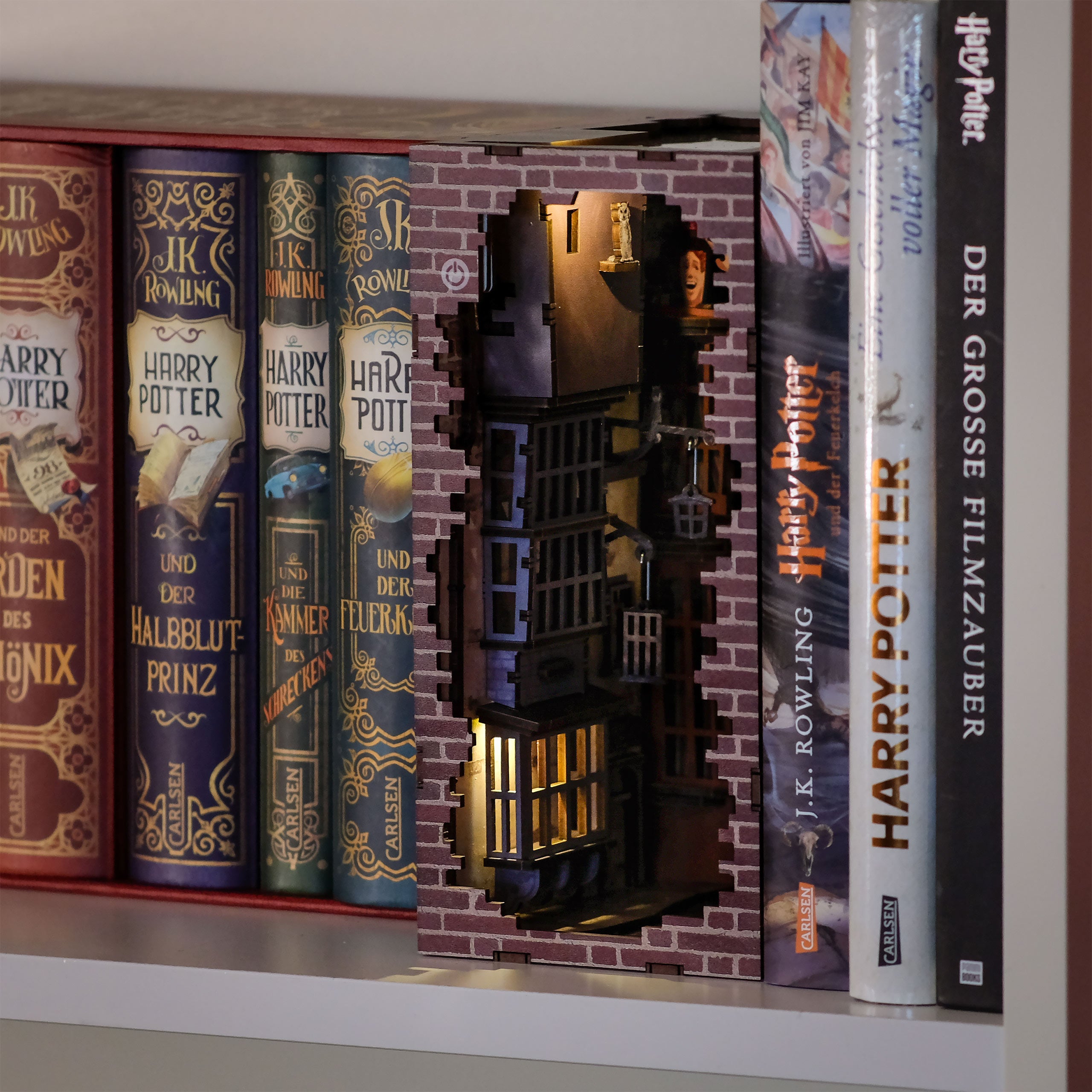 Productafbeelding Harry Potter - Wegisweg Book Nook Modelbouwset Hout